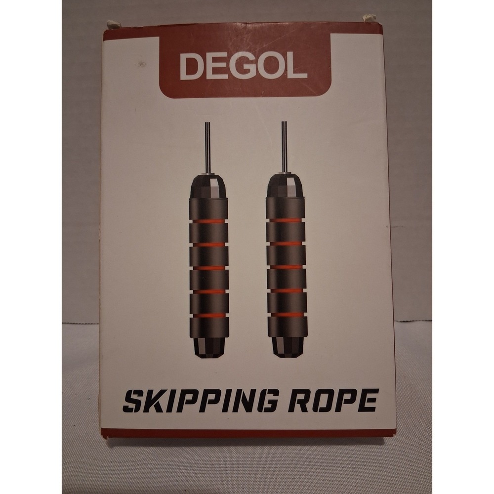 DEGOL Skipping Rope Adjustable Jump Rope with Ball Bearings and Foam Handles